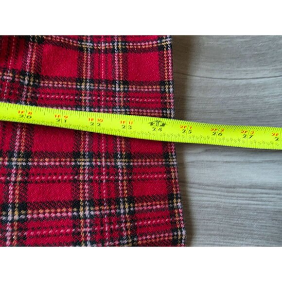 Sag Harbor Womens Red Plaid Jacket Size 2XW Wool Blend - Picture 6 of 7